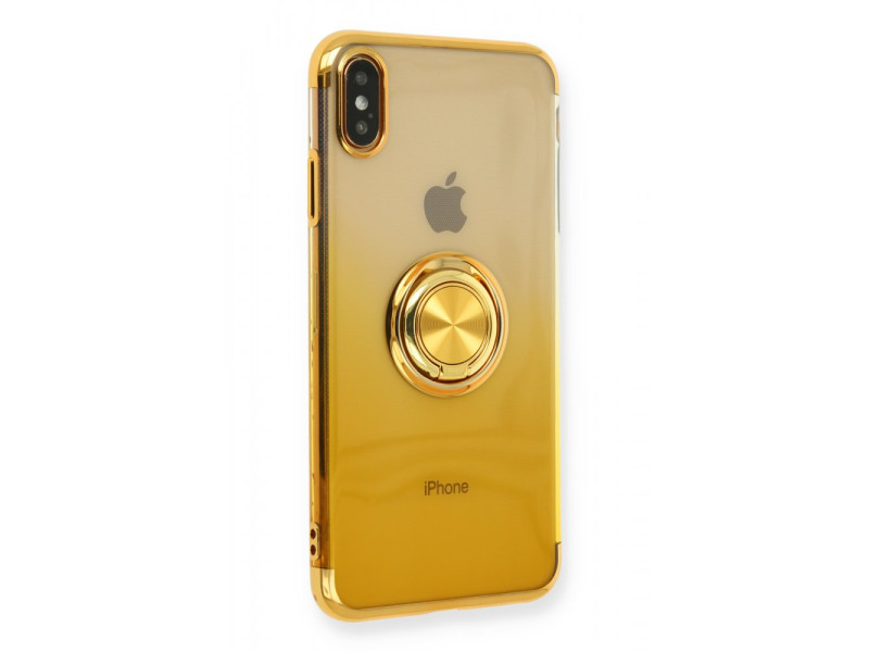 Newface iPhone XS Max Kılıf Marvel Yüzüklü Silikon - Sarı