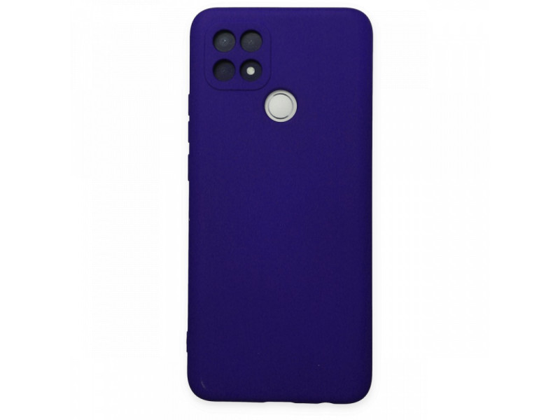 Newface Oppo A15 Kılıf Nano içi Kadife Silikon - Mor