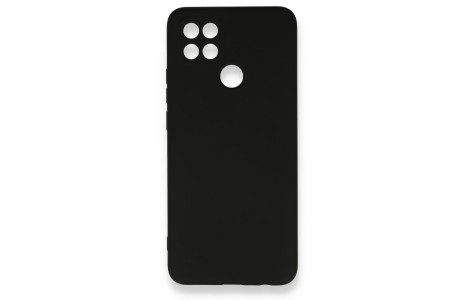 Newface Oppo A15 Kılıf Nano içi Kadife Silikon - Siyah