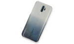 Newface Oppo A9 2020 Kılıf Lüx Çift Renkli Silikon - Siyah