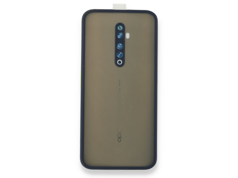 Newface Oppo Reno 2Z Kılıf Montreal Silikon Kapak - Lacivert