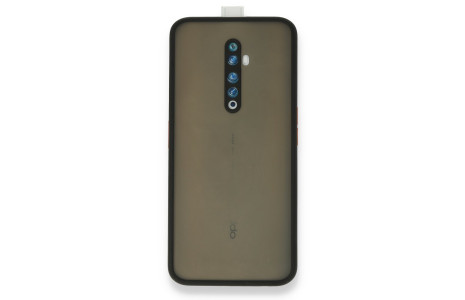 Newface Oppo Reno 2Z Kılıf Montreal Silikon Kapak - Siyah