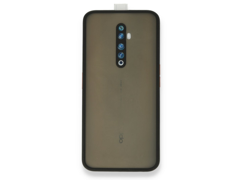 Newface Oppo Reno 2Z Kılıf Montreal Silikon Kapak - Siyah