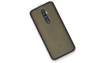 Newface Oppo Reno 2Z Kılıf Montreal Silikon Kapak - Siyah