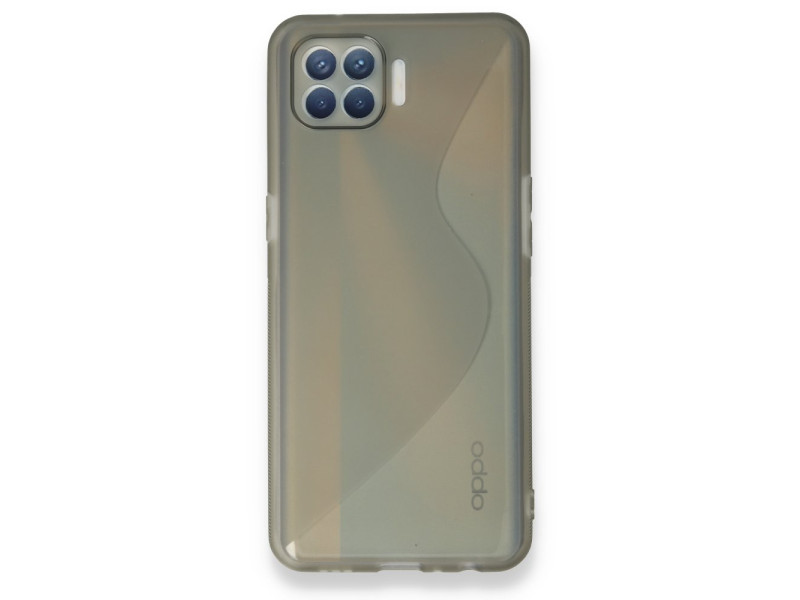 Newface Oppo Reno 4 Lite Kılıf S Silikon - Gri