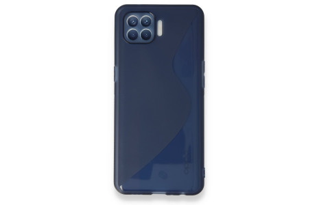 Newface Oppo Reno 4 Lite Kılıf S Silikon - Mavi