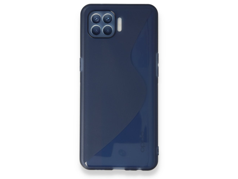 Newface Oppo Reno 4 Lite Kılıf S Silikon - Mavi