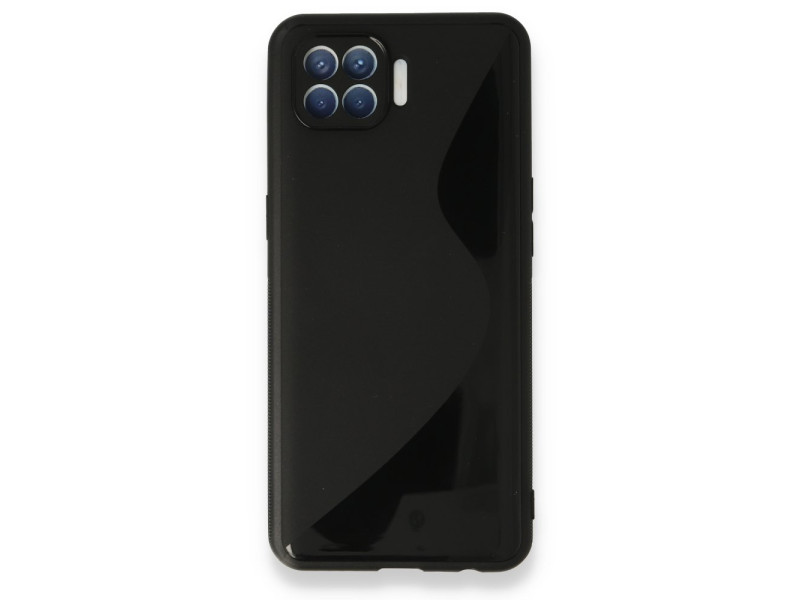 Newface Oppo Reno 4 Lite Kılıf S Silikon - Siyah