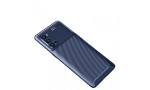 Newface Oppo Reno 4 Pro Kılıf Focus Karbon Silikon - Lacivert