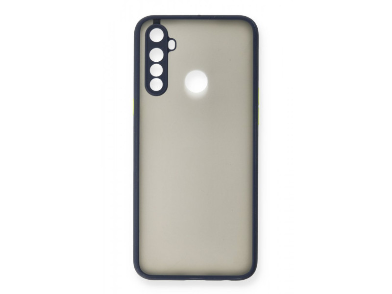 Newface Realme C3 Kılıf Montreal Silikon Kapak - Lacivert
