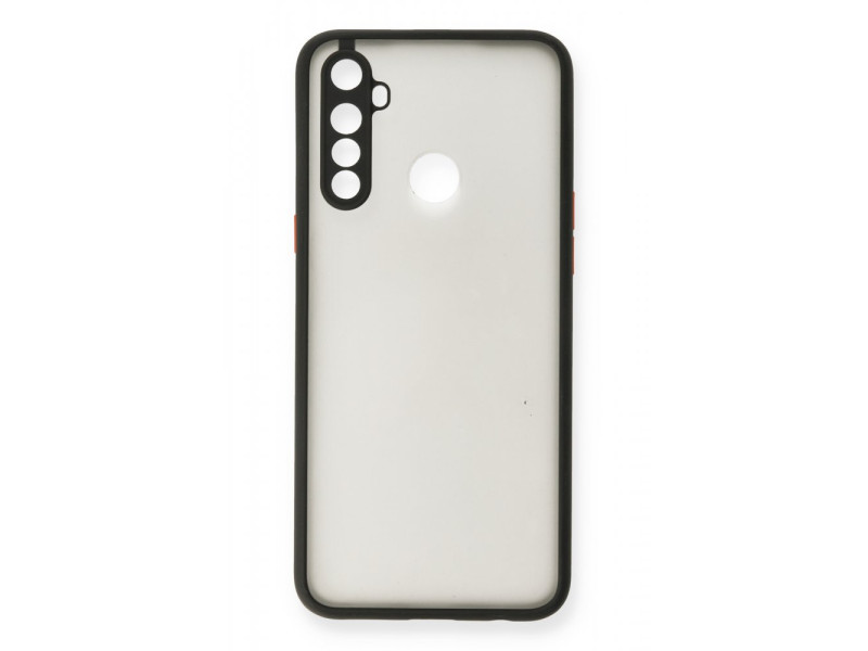 Newface Realme C3 Kılıf Montreal Silikon Kapak - Siyah