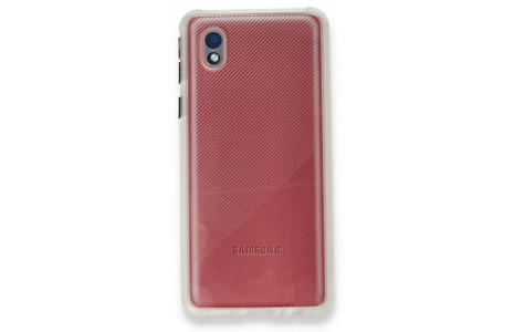 Newface Samsung Galaxy A01 Core Kılıf Miami Şeffaf Silikon - Şeffaf