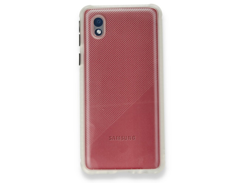 Newface Samsung Galaxy A01 Core Kılıf Miami Şeffaf Silikon - Şeffaf