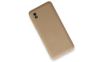 Newface Samsung Galaxy A01 Core Kılıf Nano içi Kadife Silikon - Bej