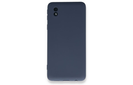Newface Samsung Galaxy A01 Core Kılıf Nano içi Kadife Silikon - Gri