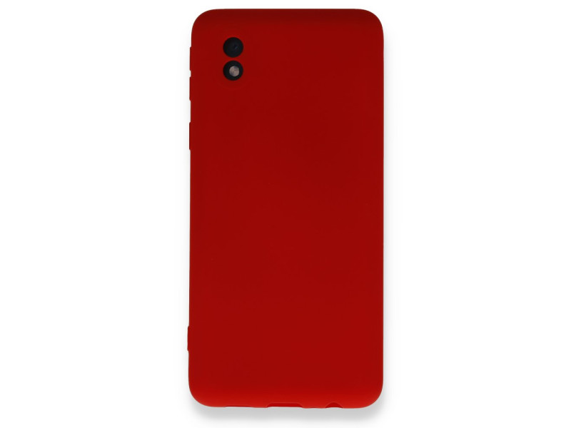 Newface Samsung Galaxy A01 Core Kılıf Nano içi Kadife Silikon - Kırmızı