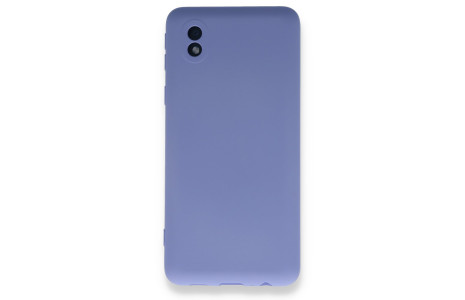 Newface Samsung Galaxy A01 Core Kılıf Nano içi Kadife Silikon - Lila