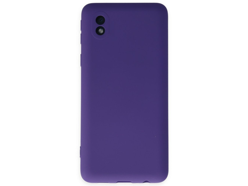 Newface Samsung Galaxy A01 Core Kılıf Nano içi Kadife Silikon - Mor