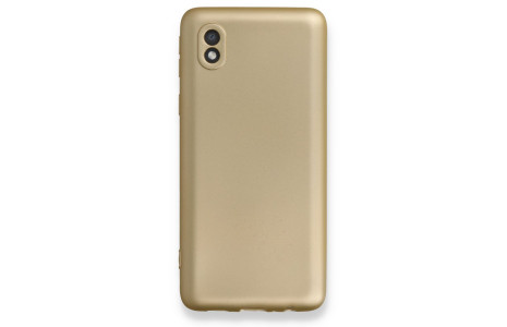 Newface Samsung Galaxy A01 Core Kılıf First Silikon - Gold