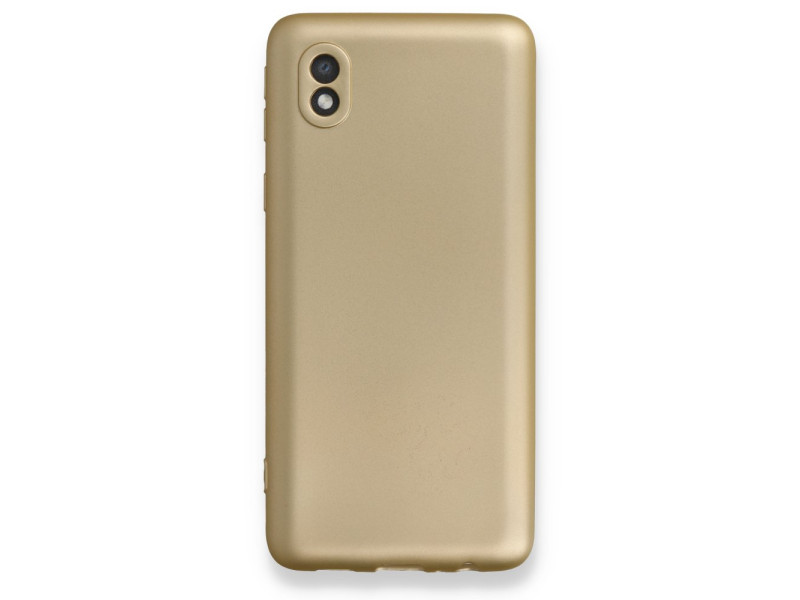 Newface Samsung Galaxy A01 Core Kılıf First Silikon - Gold