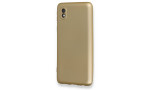 Newface Samsung Galaxy A01 Core Kılıf First Silikon - Gold