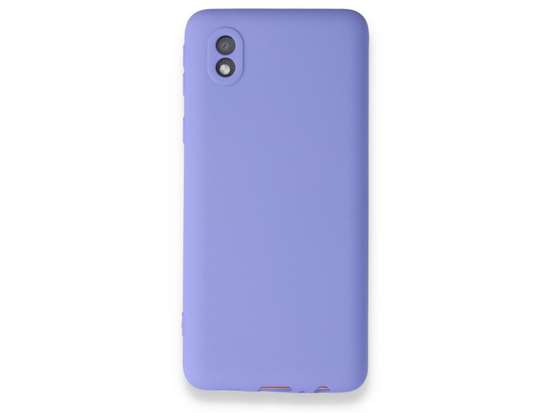 Newface Samsung Galaxy A01 Core Kılıf First Silikon - Lila