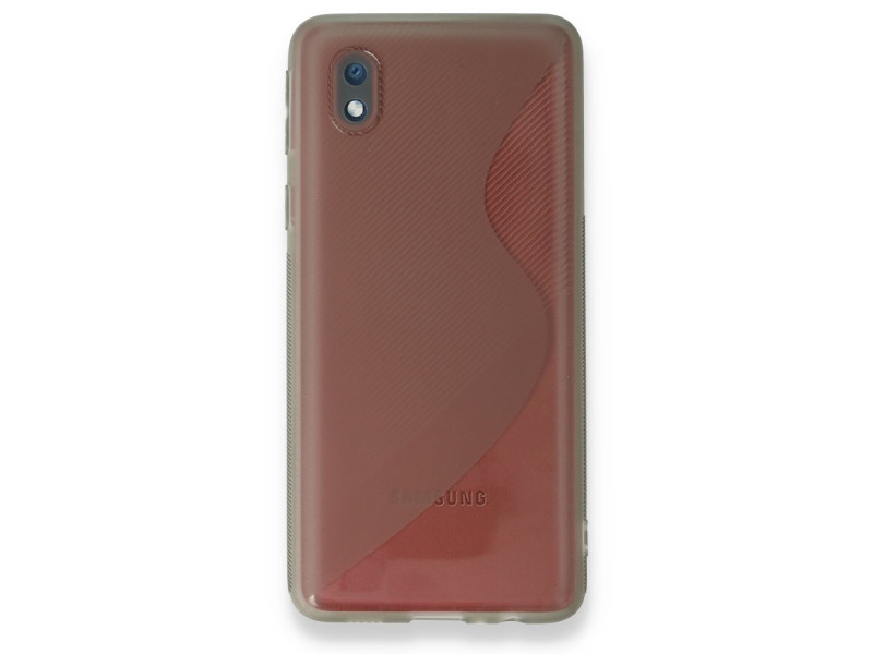 Newface Samsung Galaxy A01 Core Kılıf S Silikon - Gri
