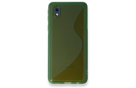 Newface Samsung Galaxy A01 Core Kılıf S Silikon - Yeşil