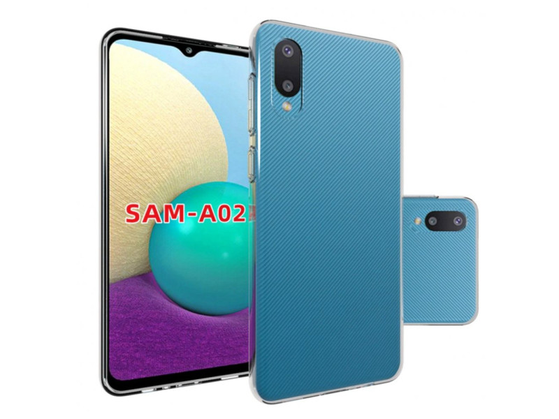 Newface Samsung Galaxy A02 Kılıf Lüx Şeffaf Silikon