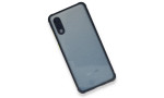 Newface Samsung Galaxy A02 Kılıf Miami Şeffaf Silikon - Lacivert
