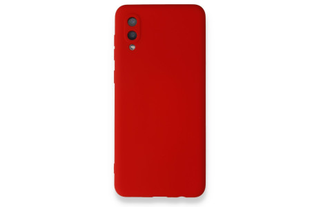 Newface Samsung Galaxy A02 Kılıf Nano içi Kadife Silikon - Kırmızı