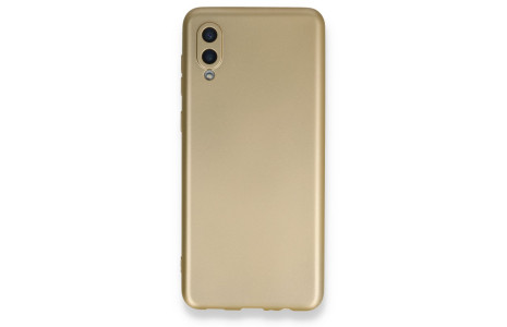 Newface Samsung Galaxy A02 Kılıf First Silikon - Gold