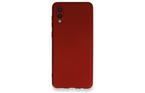 Newface Samsung Galaxy A02 Kılıf First Silikon - Bordo