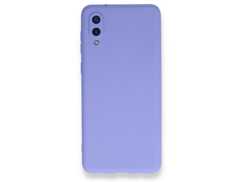 Newface Samsung Galaxy A02 Kılıf First Silikon - Lila