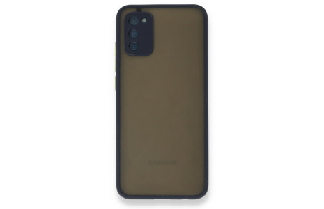 Newface Samsung Galaxy A02S Kılıf Montreal Silikon Kapak - Lacivert