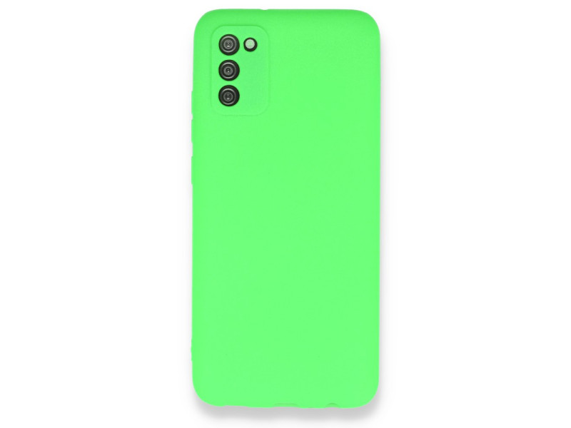 Newface Samsung Galaxy A02S Kılıf First Silikon - Yeşil
