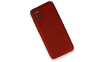 Newface Samsung Galaxy A02S Kılıf First Silikon - Bordo