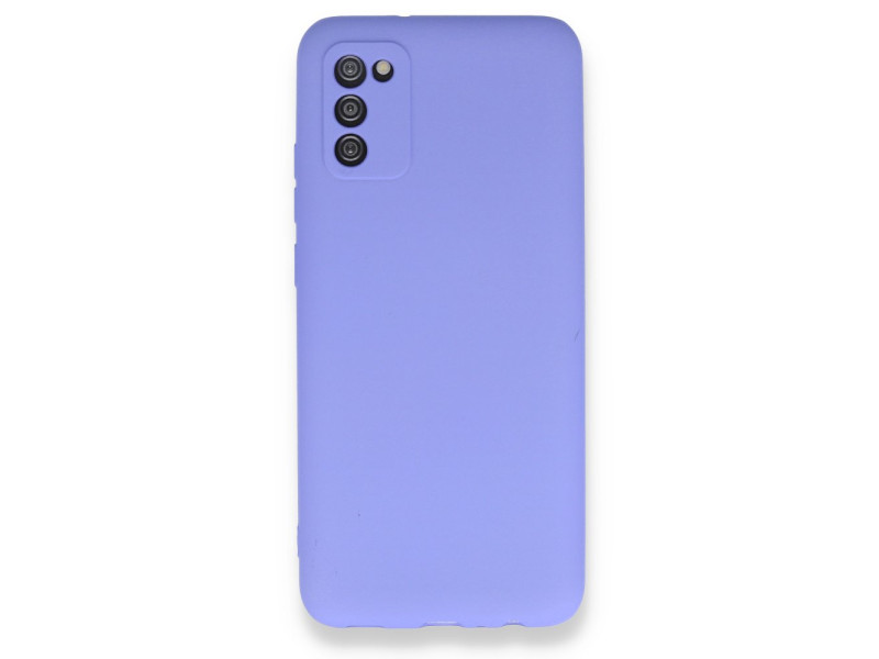 Newface Samsung Galaxy A02S Kılıf First Silikon - Lila