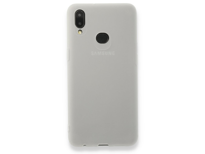 Newface Samsung Galaxy A10S Kılıf Hopi Silikon - Beyaz