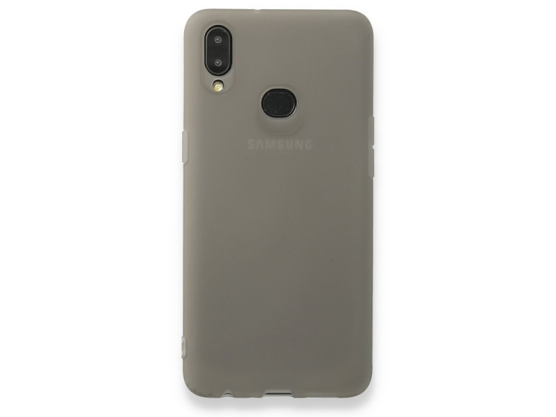 Newface Samsung Galaxy A10S Kılıf Hopi Silikon - Füme
