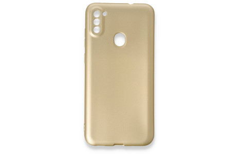 Newface Samsung Galaxy A11 Kılıf First Silikon - Gold