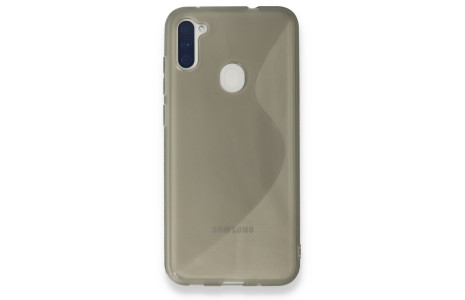 Newface Samsung Galaxy A11 Kılıf S Silikon - Gri