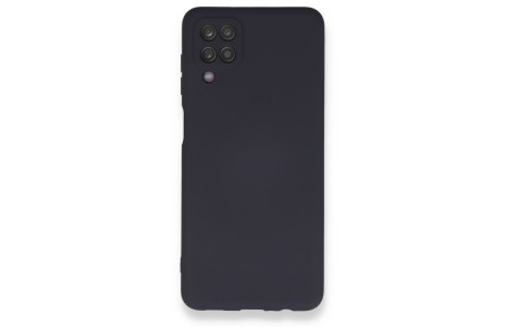 Newface Samsung Galaxy A12 Kılıf Nano içi Kadife Silikon - Lacivert