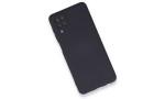 Newface Samsung Galaxy A12 Kılıf Nano içi Kadife Silikon - Lacivert