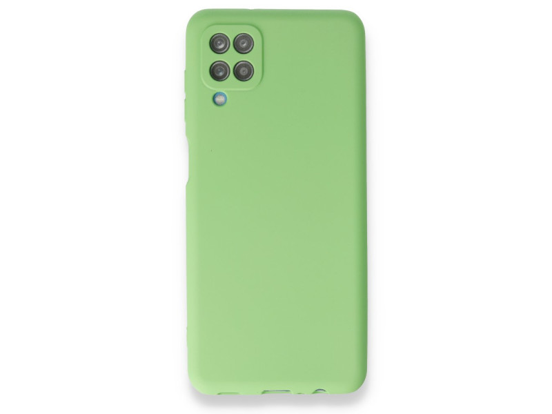 Newface Samsung Galaxy A12 Kılıf First Silikon - Yeşil