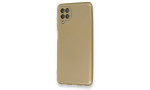 Newface Samsung Galaxy A12 Kılıf First Silikon - Gold