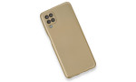 Newface Samsung Galaxy A12 Kılıf First Silikon - Gold