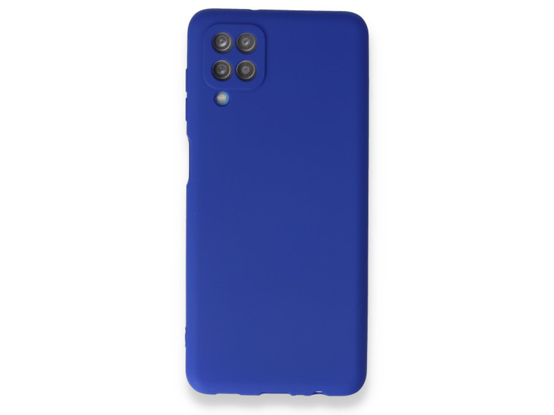Newface Samsung Galaxy A12 Kılıf First Silikon - Lacivert