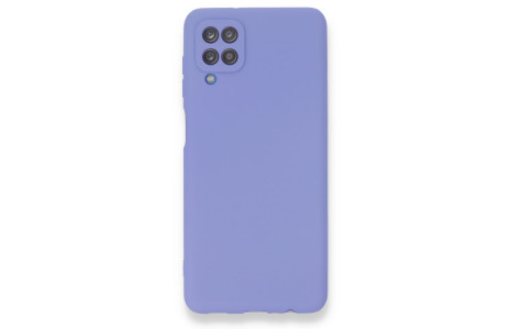 Newface Samsung Galaxy A12 Kılıf First Silikon - Lila