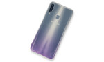 Newface Samsung Galaxy A20S Kılıf Lüx Çift Renkli Silikon - Mor